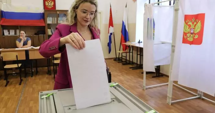 Russians begin 3 days of voting in a parliamentary election set to cement the Kremlin's power