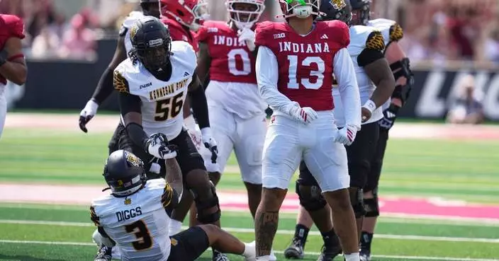 Court ruling allows 2 starting defensive linemen to play for No. 6 Indiana against North Texas