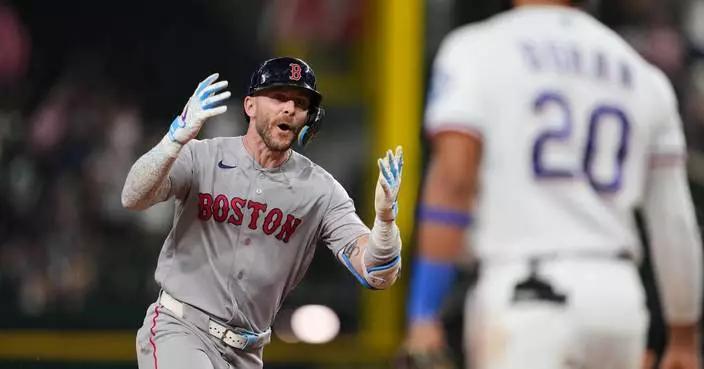 Trevor Story's 3-run homer lifts Red Sox to 4-3 win, dropping Rangers into 2nd place in AL West