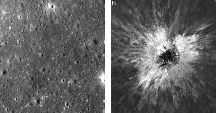 NASA spacecraft discovers a huge new crater on the moon