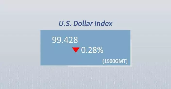 U.S. dollar ticks down