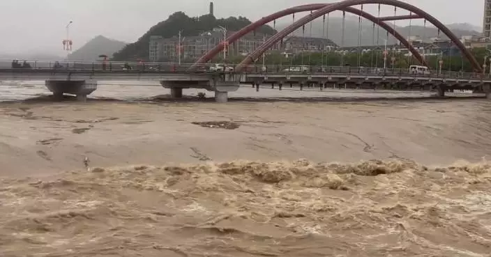 Typhoon Saudel triggers top flood alert as torrential rains hit east China