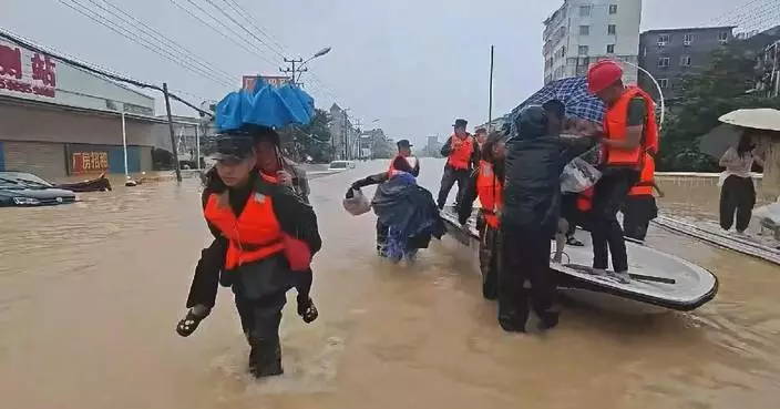 599,300 evacuated over rainstorms in east China province