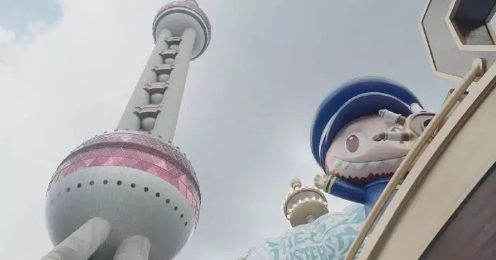 Pop Mart carnival roadshow makes debut in Shanghai