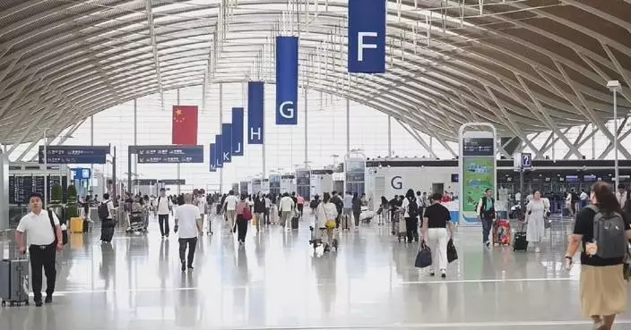 Pudong airport leads country with 25 million inbound, outbound trips