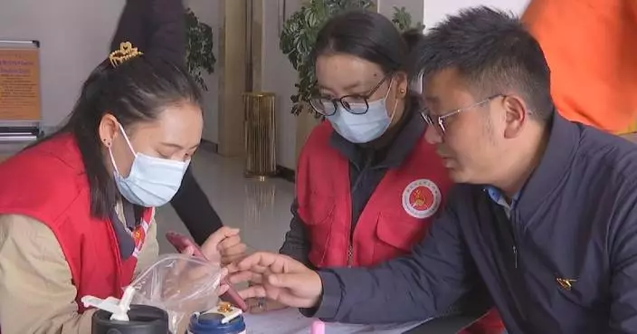 Mudslide-affected residents at Gyirong relocation site receive various support