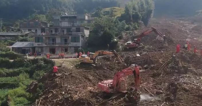 Mudslide rescue teams push into Jiangxi village as search operation enters fourth day
