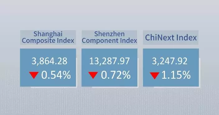 Chinese shares close lower Tuesday