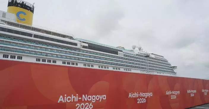 Italian cruise ship Costa Serena arrives in Nagoya to serve as Asian Games' floating Athletes' Village