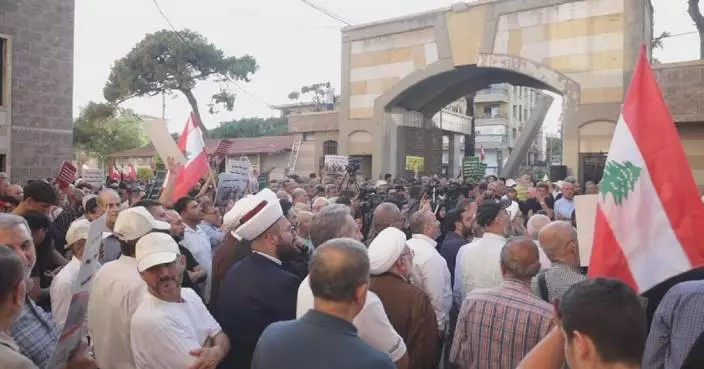 Southern Lebanon families protest Israel's systemic destruction of civilian villages
