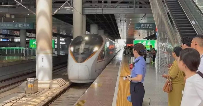 China's railway passenger trips hit new high during Jan-Aug period