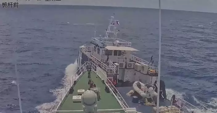 Footage reveals Philippine vessel's provocation in waters near China's Xianbin Jiao