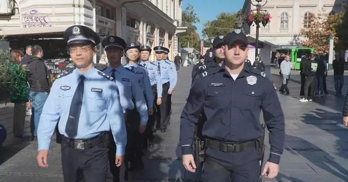 Chinese, Serbian police officers launch joint patrols in Belgrade