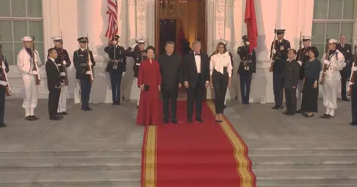 Xi attends welcome banquet held by Trump