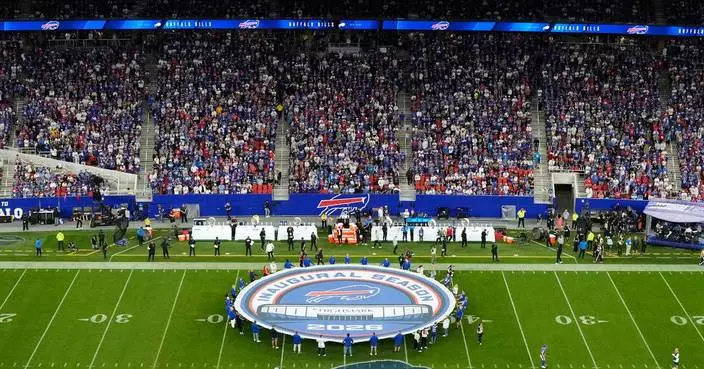Fireworks, 2 anthems and a full house: Bills host Lions in 1st regular-season game at new stadium