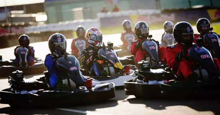 Verstappen needs 35 minutes to pass 100 karts at Silverstone and win Red Bull challenge