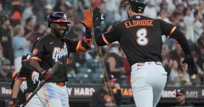 Home runs by Bryce Eldridge, Christian Koss lead Giants past Cardinals 2-1