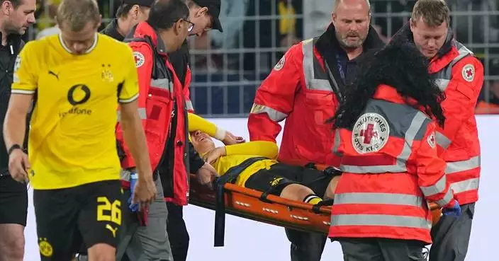 Dortmund teenager Karetsas hospitalized with circulation issue after collapse in Champions League