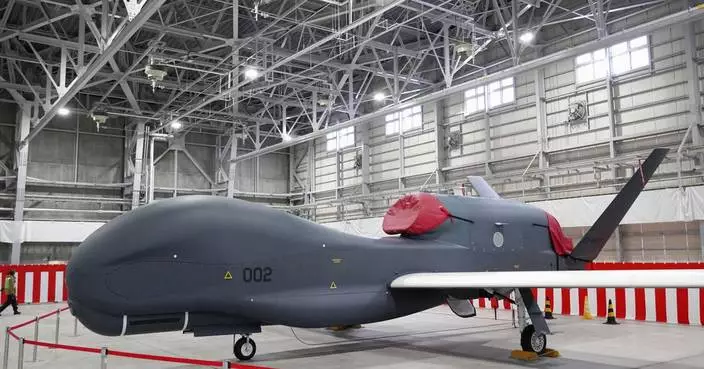 Japan loses contact with a surveillance drone off the country's northwestern coast