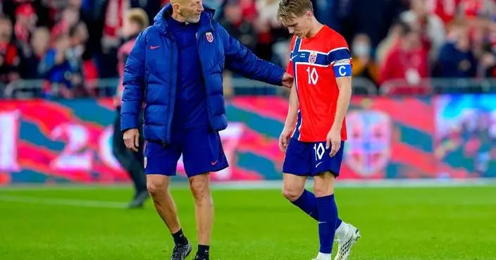 Ødegaard rages at late kick by former Premier League rival Bernardo Silva in Norway-Portugal game