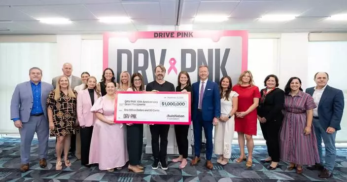 AutoNation Celebrates 10 Years of DRV PNK with $1 Million in New Cancer Grants and More than $50 Million Raised and Donated Nationwide