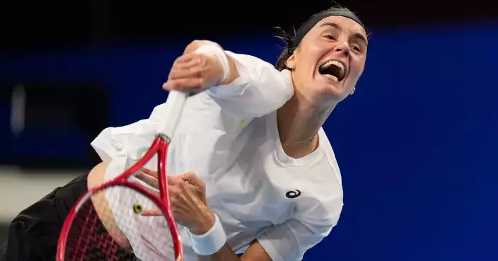 Ukraine takes an early lead against Belgium in a Billie Jean King Cup quarterfinal