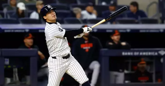 Volpe hits 2-run double in 6th inning and Yankees beat Orioles 6-3 for doubleheader split