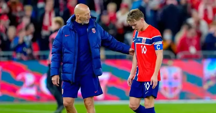 Ødegaard rages at late kick by former Premier League rival Bernardo Silva in Norway-Portugal game