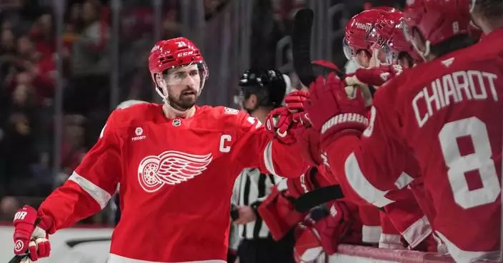 Red Wings say Dylan Larkin won't skate with team at start of camp due to off-ice training injury