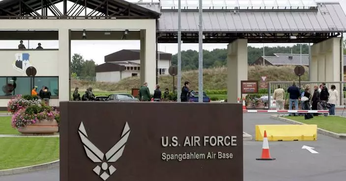 A US military plane crashes near a US air base in Germany, injuring the pilot