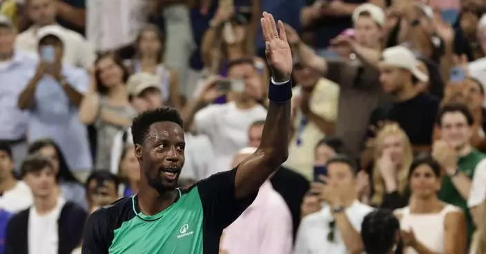 Gael Monfils bids adieu to Grand Slam tennis by losing in the second round at the US Open