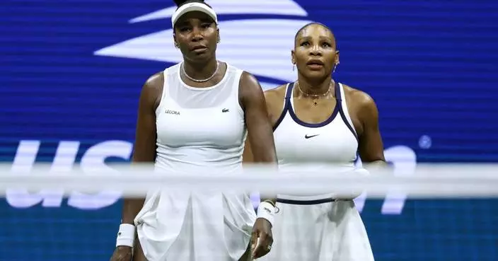 Venus and Serena Williams put on a show in thrilling US Open return, in photos