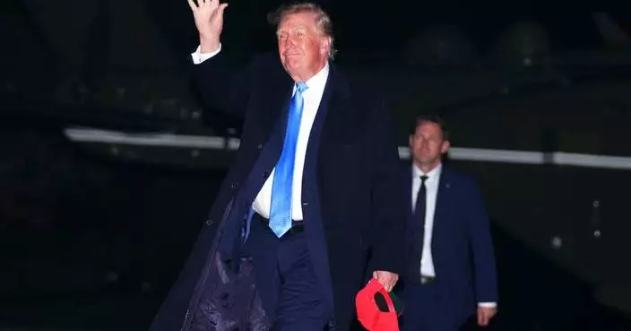 Trump announcing a new Iowa steel plant that the White House says will be the nation's biggest
