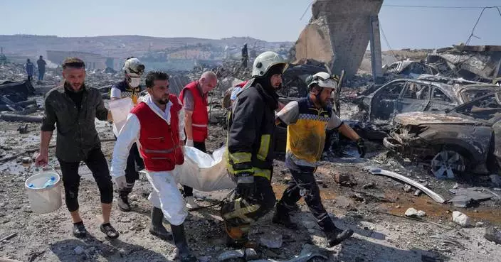 Warehouse explosion in northwestern Syria kills at least 14