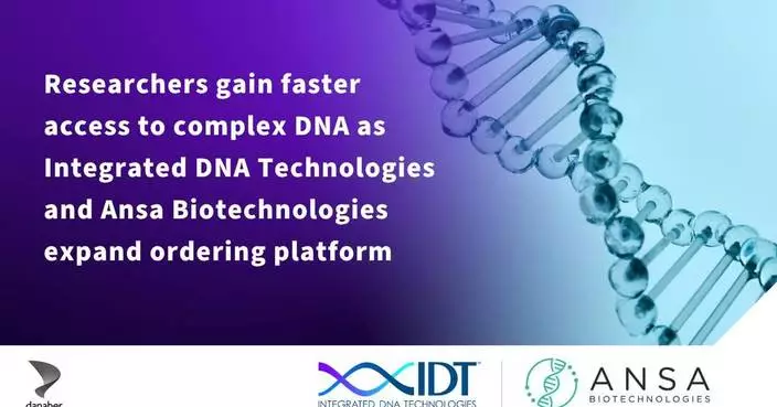 Researchers Gain Faster Access to Complex DNA as Integrated DNA Technologies and Ansa Biotechnologies Expand Ordering Platform