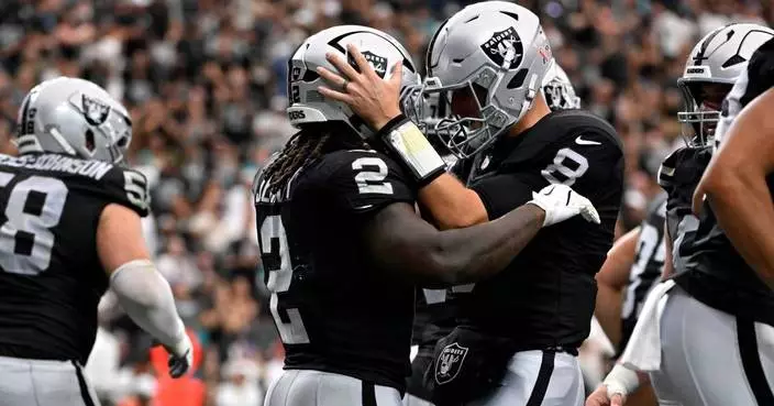 Kirk Cousins hits 301 career TD passes as Raiders open the season with a 27-13 win over Dolphins