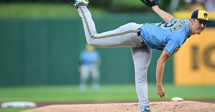 Misiorowski tosses 5 shutout innings, Brewers top Pirates 5-1 to  win 4th straight NL Central title