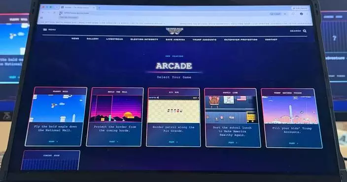 White House website debuts 5 retro arcade video games that promote Trump's agenda