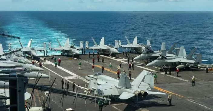 2 Navy aviators eject while landing plane on carrier off Virginia, 6 other sailors also hurt