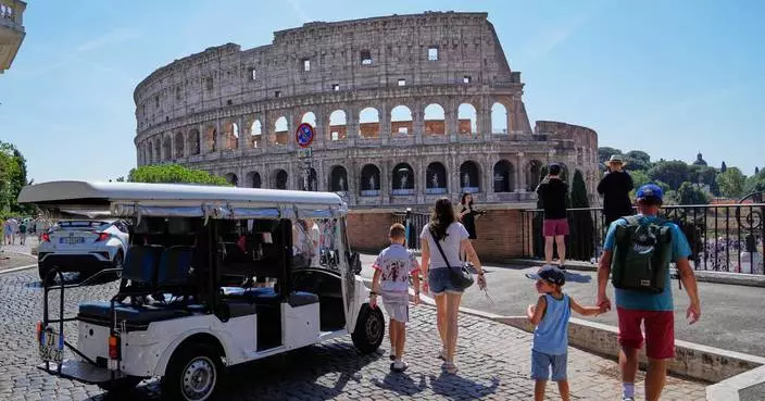 Reckoning looms for golf carts that zip through Rome's crowded historic center