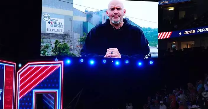 Democratic Sen. Fetterman speaks at a GOP midterm convention, fueling party-switch fears