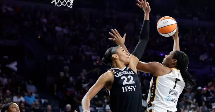 A'ja Wilson scores 38 as the Aces steamroll the Fever 102-85 in Game 1