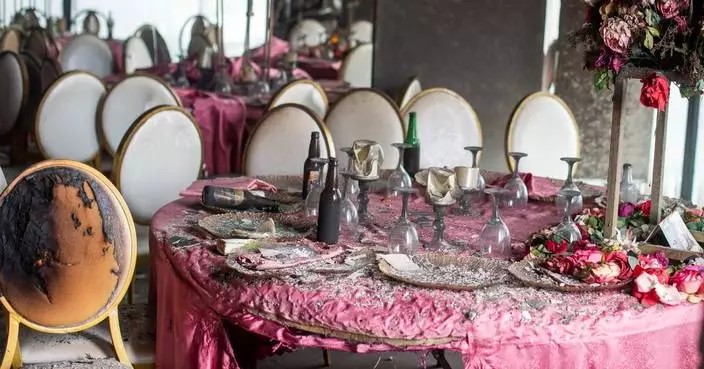 A wedding party fire in Congo's capital Kinshasa leaves at least 22 dead