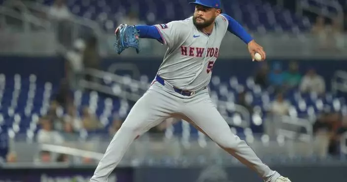 Manaea perfect for 5 innings, Lindor and Soto homer as the Mets beat the Marlins 7-5