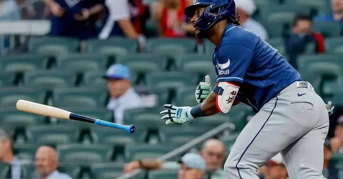 Victor Mesa Jr. hits homer in support of Jax as Rays top Braves 7-2 in matchup of first-place teams