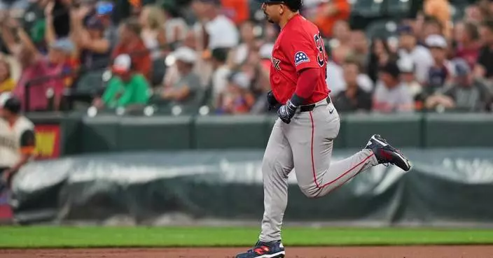 Red Sox beat the Orioles 1-0 on Gasper's 1st-inning homer; benches clear in the eighth