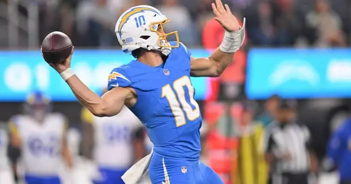 Chargers must overcome another early blow to O-line in pursuit of 1st playoff win under Jim Harbaugh