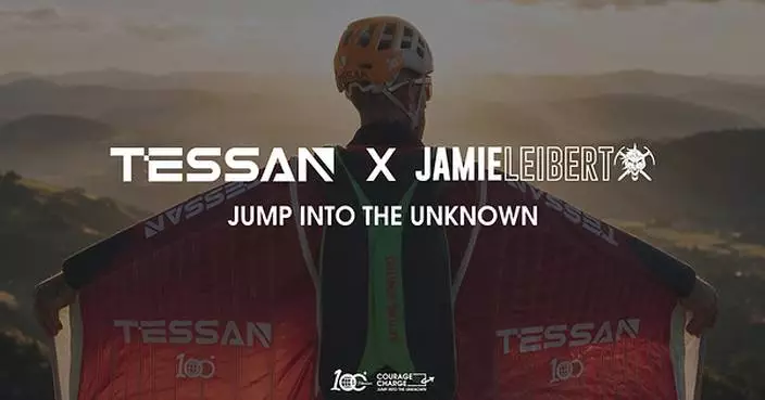 TESSAN Announces Partnership with Wingsuit Athlete Jamie Leibert, Releases First Trailer for Jump Into The Unknown