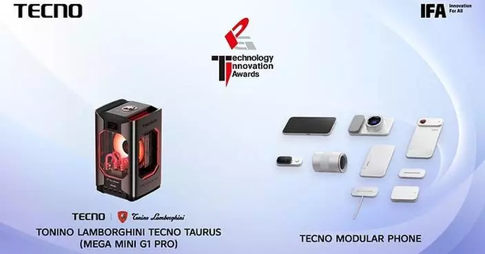 TECNO Wins Two IFA Global Product Technology Innovation Awards for Modular Phone and Tonino Lamborghini TECNO TAURUS