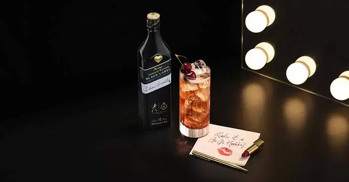 JOHNNIE WALKER DROPS LIMITED EDITION SABRINA CARPENTER BLACK LABEL BOTTLE DESIGN